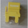 台胜TAIWIN彩色布线超五类非屏蔽黄色信息模块