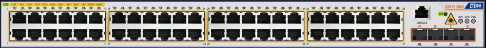 ZTE/中兴ZXR10 RS-2950-52TS-AC交换机