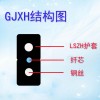 1芯GJXH室内光缆单模皮缆蝶形引入皮线光缆线皮缆光纤