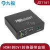 HDMI转DVI高清1080P转换器可PS4连电脑显示器