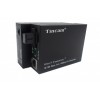 天博通信10/100M光纤收发器 单纤外电视频监控