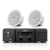 狮乐BX-206定阻吸顶喇叭6.5英寸会议室音响套装组合