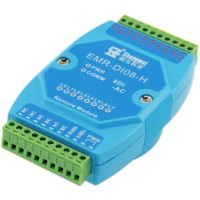 RS485型8路交流电开关量输入模块市电220VAC空气开关通断检测