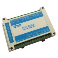 RS485型16路继电器输出模块串口控制继电器通断485转开关量输出