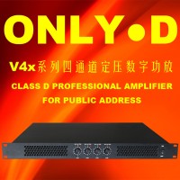 四通道公共广播数字功放机4x120W-4x1000W