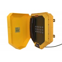 工业防水模拟电话机，水电站大坝IP网络防水防潮电话机